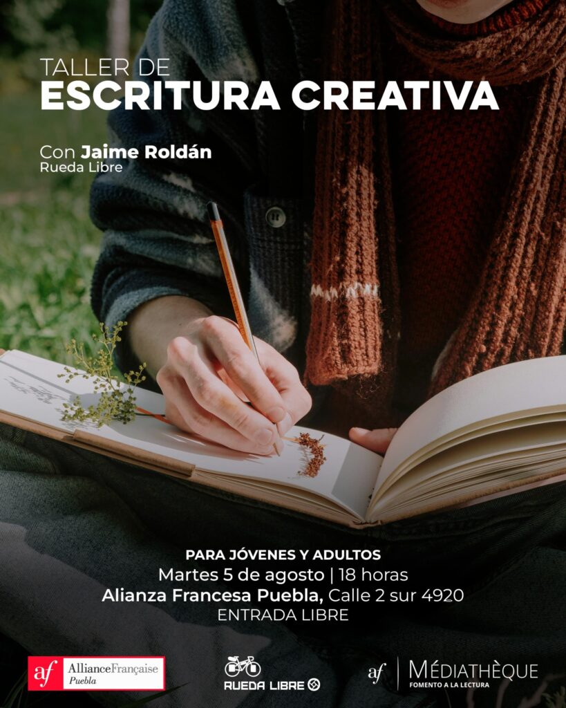 Taller de escritura creativa | Alianza Francesa en Puebla
