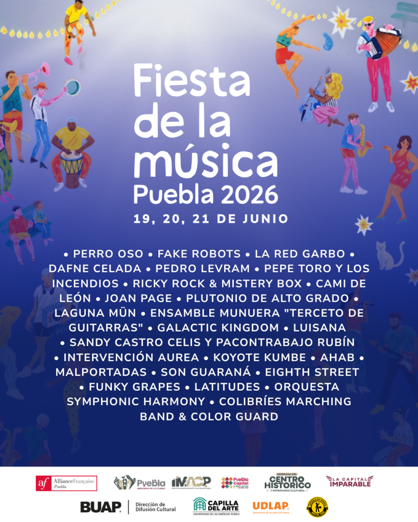 Line up FDLM Puebla 2026