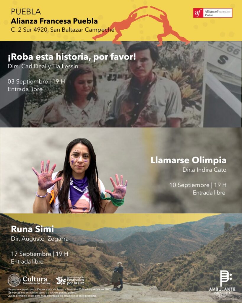 Ambulante Presenta 2026 en la Alianza Francesa de Puebla